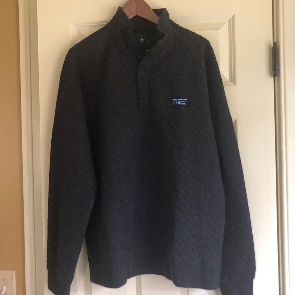 NWT LL Bean quilted sweatshirt